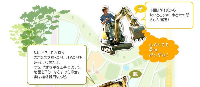 それぞれの強み