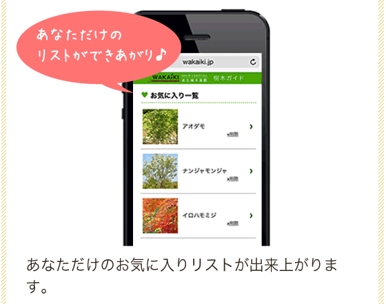 あなただけのリスト