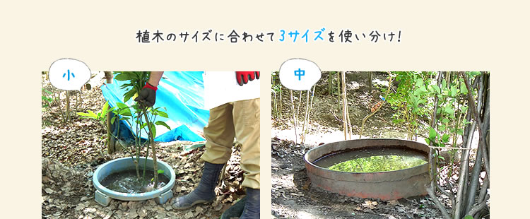 3サイズ使い分け